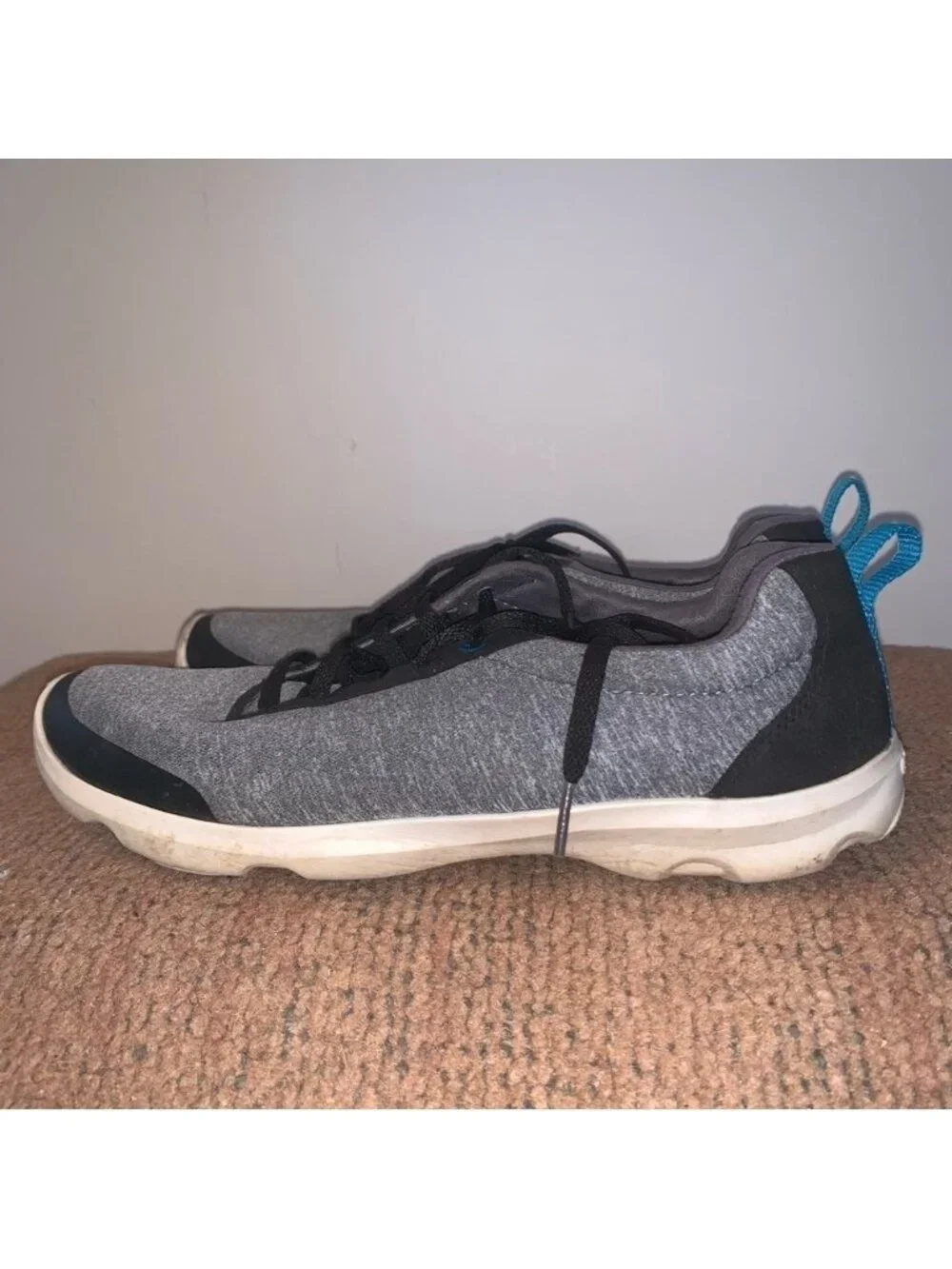 CROCS Gray and Black Athletic Shoes